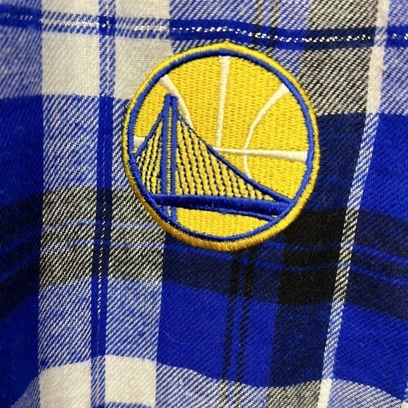 Golden State Warriors Lounge Pajama Pants Flannel Size Large - Picture 3 of 6